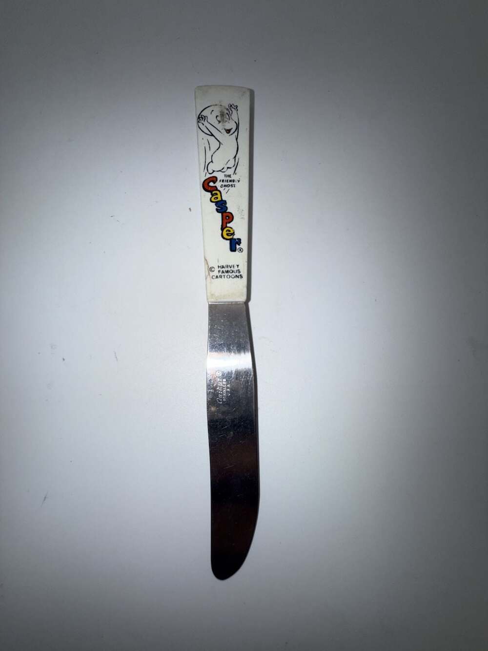 Vintage Casper The Friendly Ghost Stainless Steel Child's Dinner Knife by Quikut
